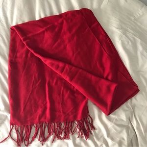 Light scarf, red
